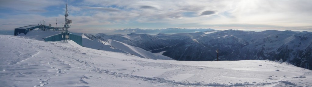 Rilagebergte op sneeuwschoenen