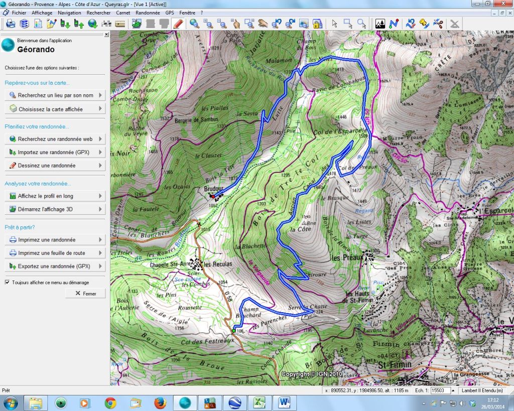 Parcours oriëntatietocht.