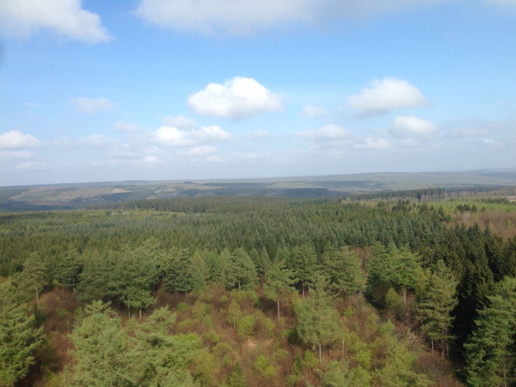 Uitzicht over de grensstreek.